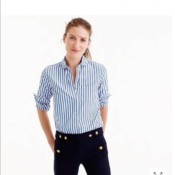 J. Crew Tops - J. Crew TALL Club Collar Button Down Shirt
